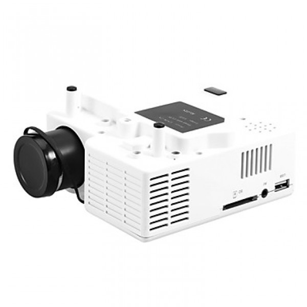 Mini LED Projector 400Lumen 320x240 with VGA USB SD HDMI  