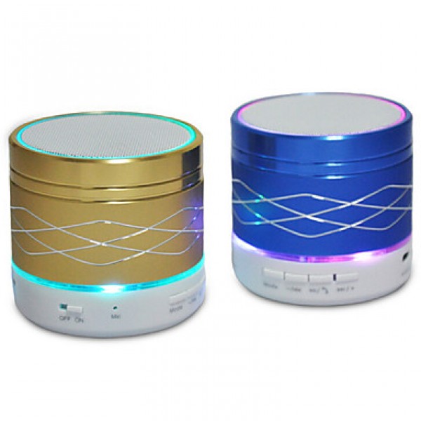 Colorful LED Lights Blazing Dynamic Mobile Computer Wireless Bluetooth Stereo Subwoofer