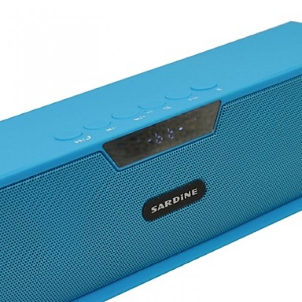 Mini Bluetooth V3.0 Speaker with FM Radio/AUX/Alarm Clock/TF/USB Port for Phone