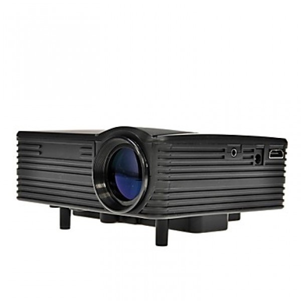 Full HD  Mini VGA (640x480) LCD Image System Multimedia LED Projector with AV/VGA/SD/USB/HDMI Slots(H80)  