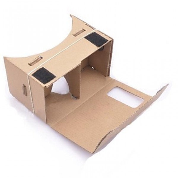 DIY Cardboard Virtual Reality 3D Glasses for iPhone 6 Plus / Samsung Galaxy Note 4 / Note 3/ LG G3 / Nokia / MOTO  